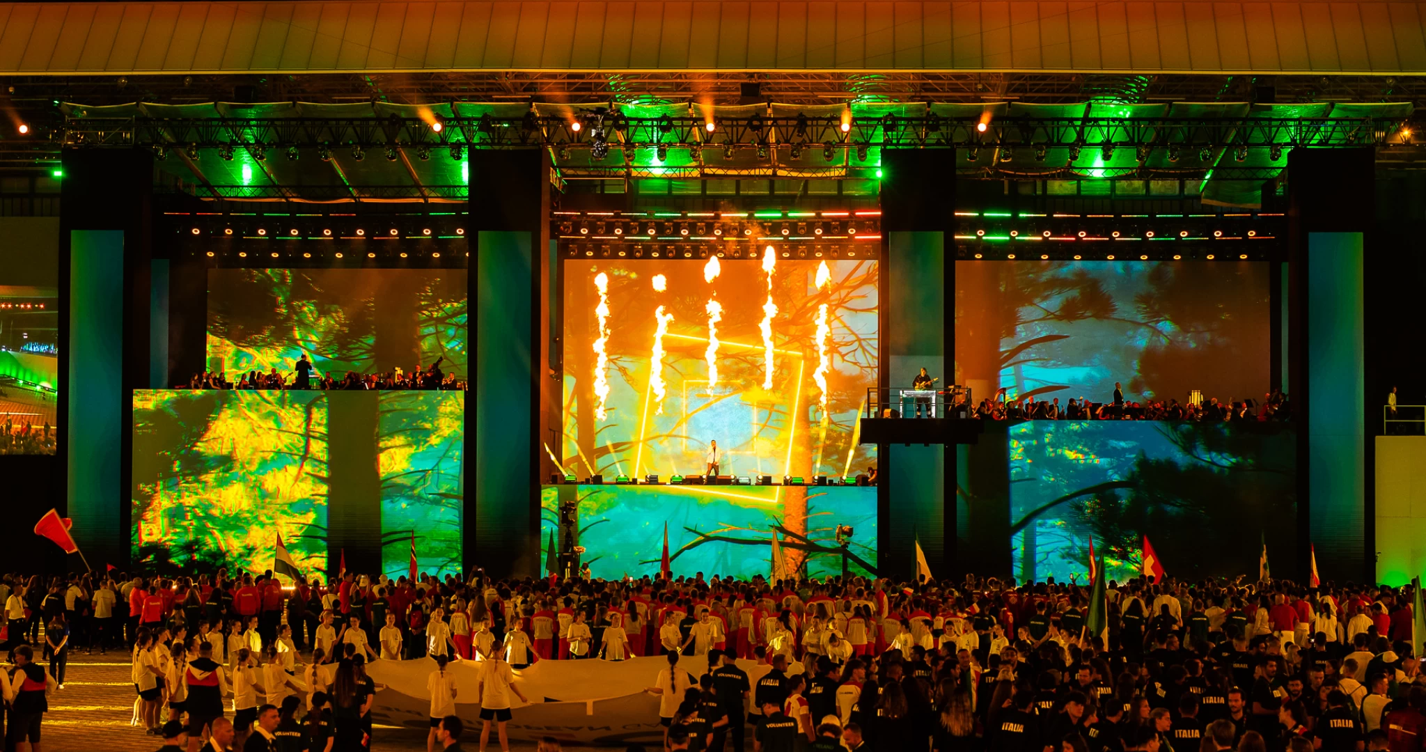 Green Beam Design - Otwarcie Igrzysk Europejskich 2023