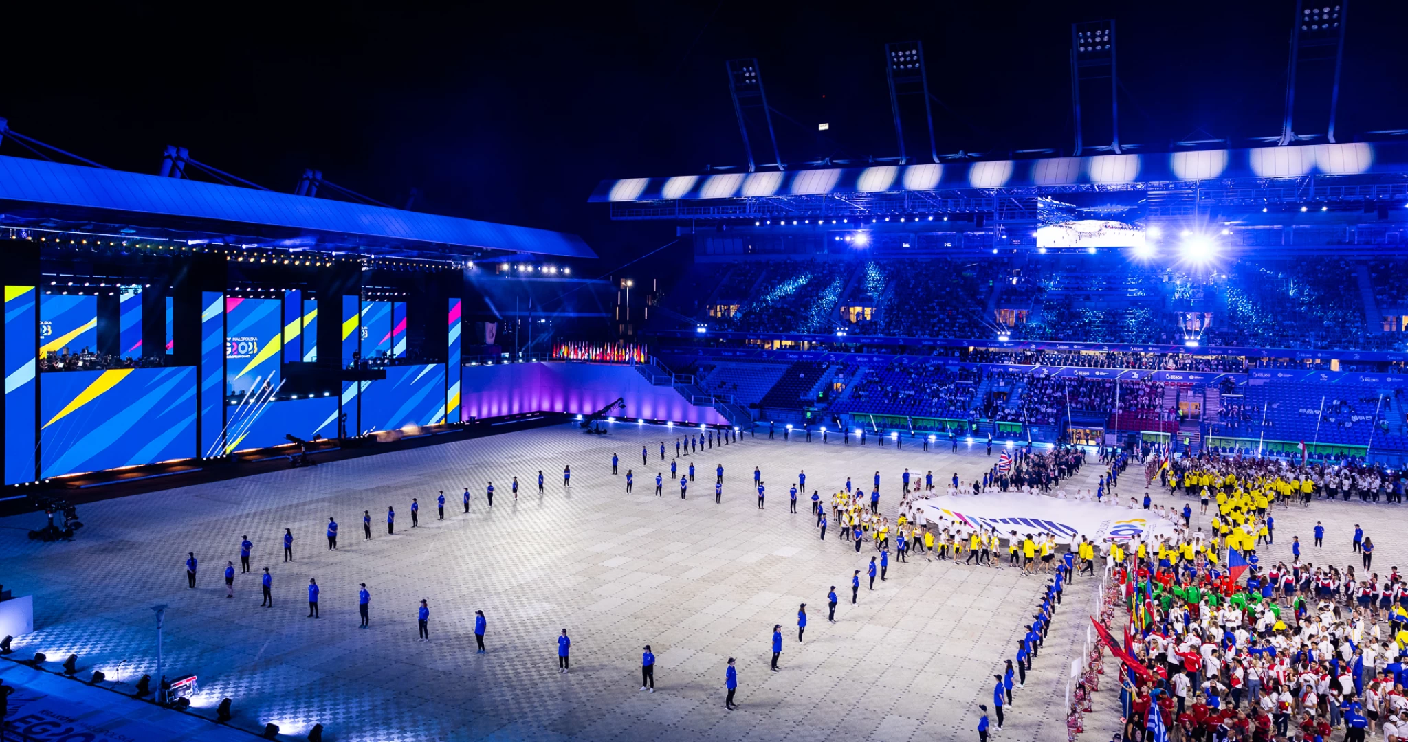 Green Beam Design - Otwarcie Igrzysk Europejskich 2023