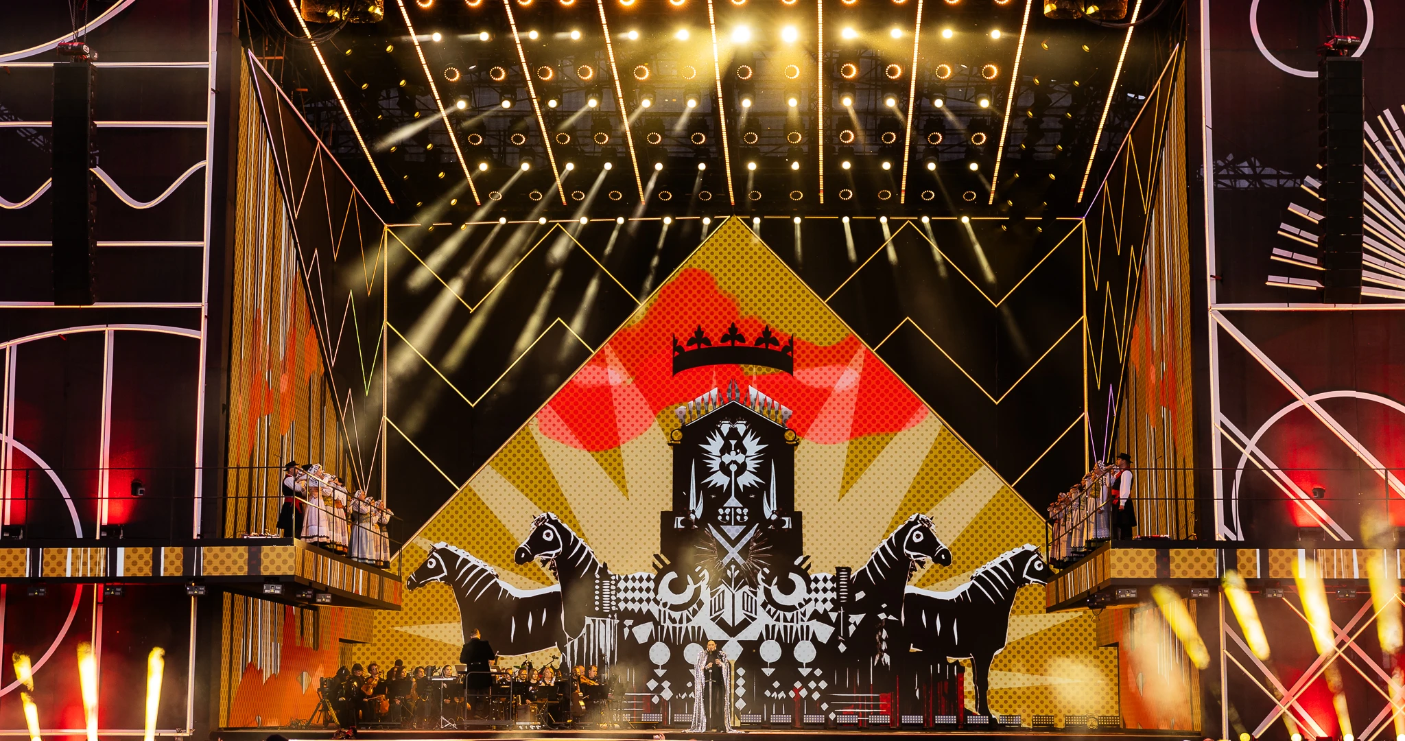 Green Beam Design - Koncert &bdquo;Tysiąclecie Korony Polskiej&rdquo;